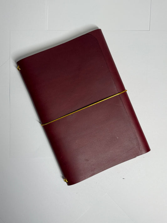The Confidant (M) – A5 Trifold Refillable Journal