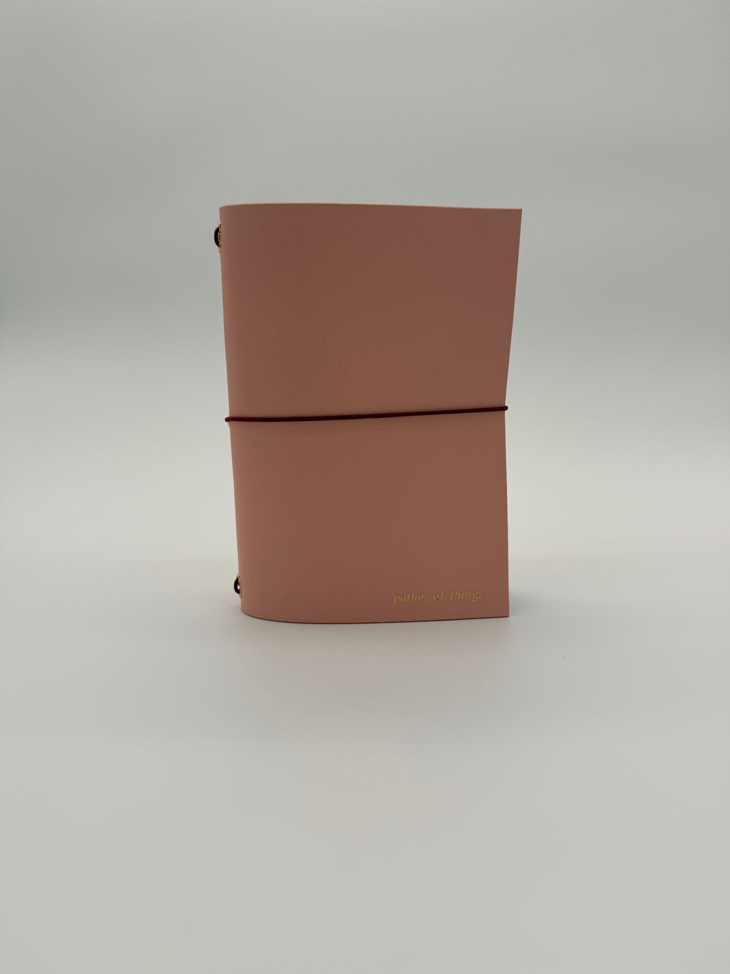 Rose bifold journal with cord.