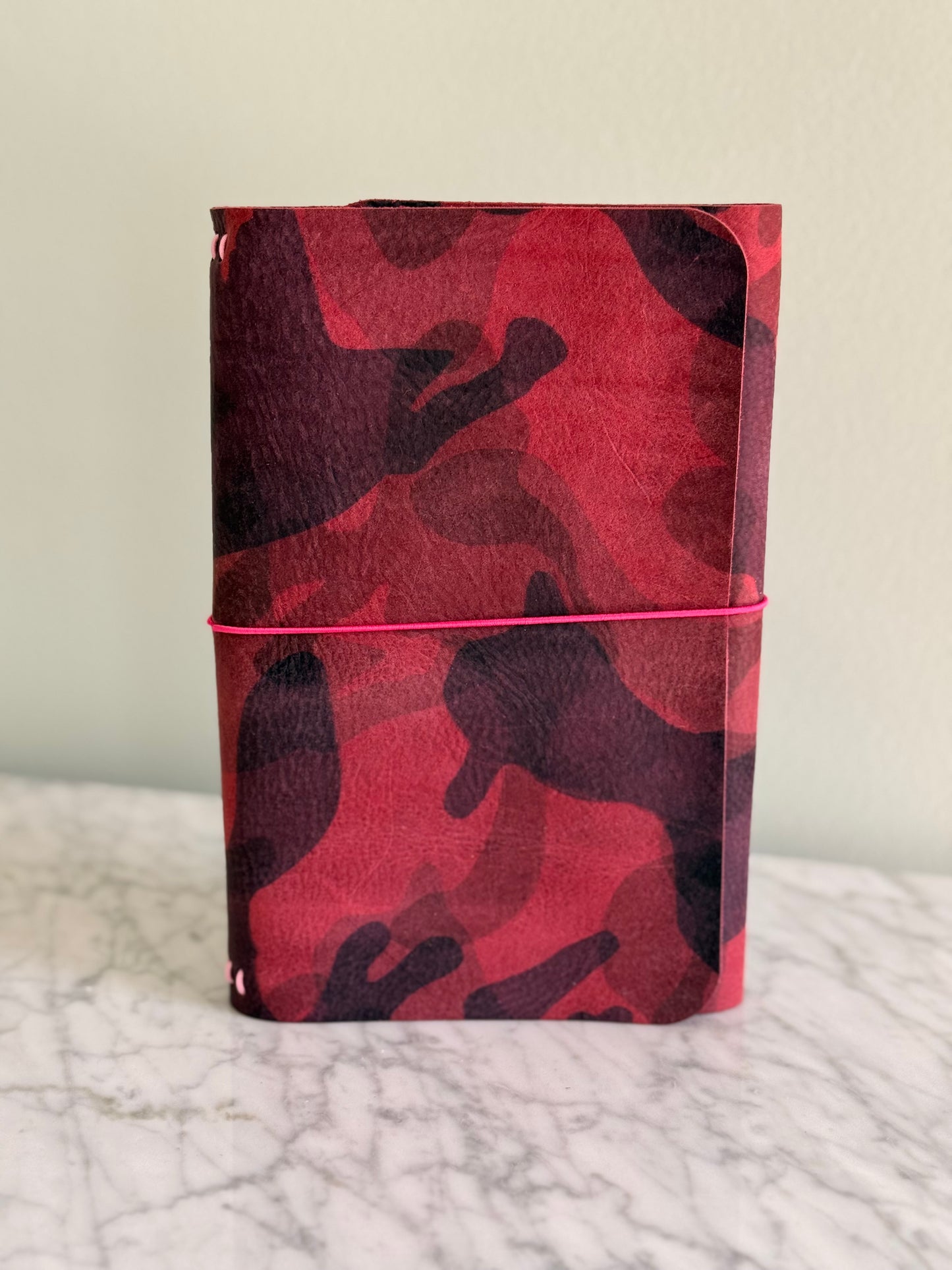 A5 Trifold Pink Camo