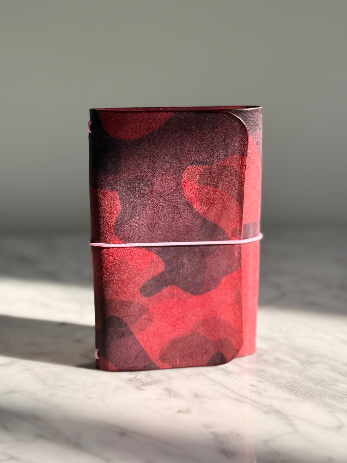 A6 Trifold Pink Camo