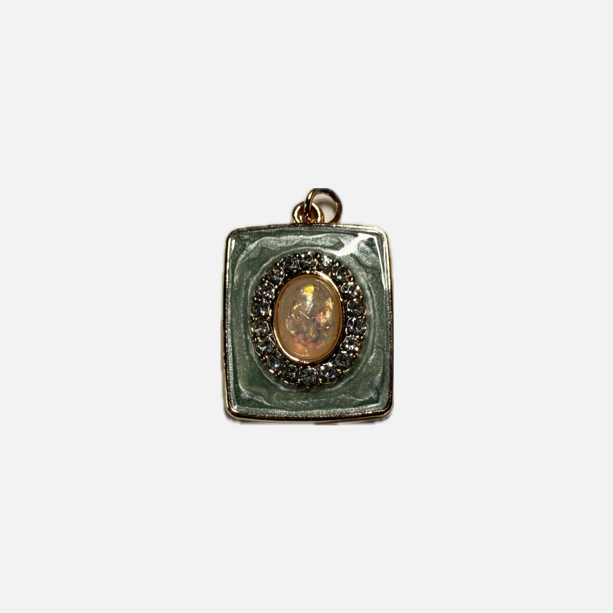 Vintage style pendant on a white background