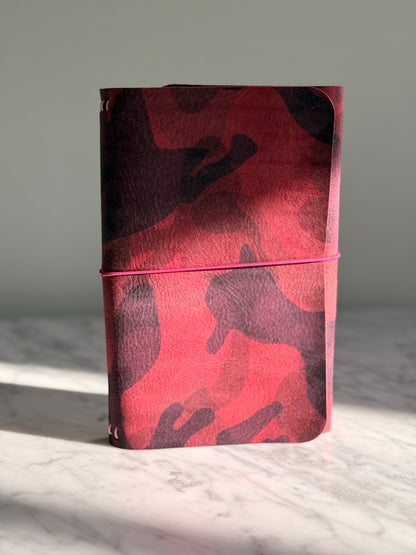 A5 Trifold Pink Camo