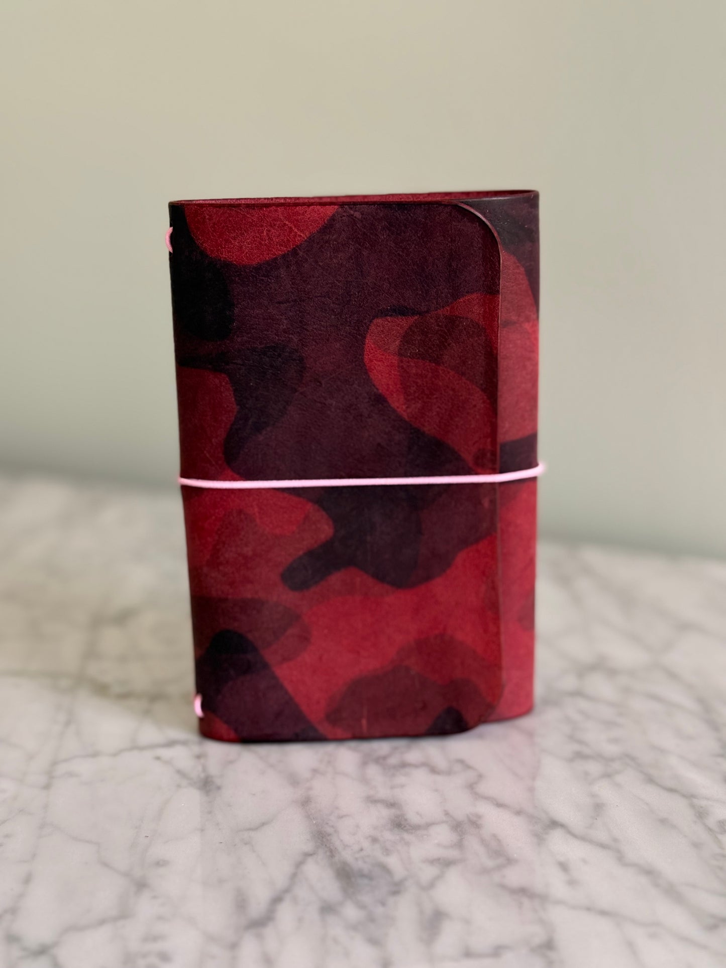 A6 Trifold Pink Camo