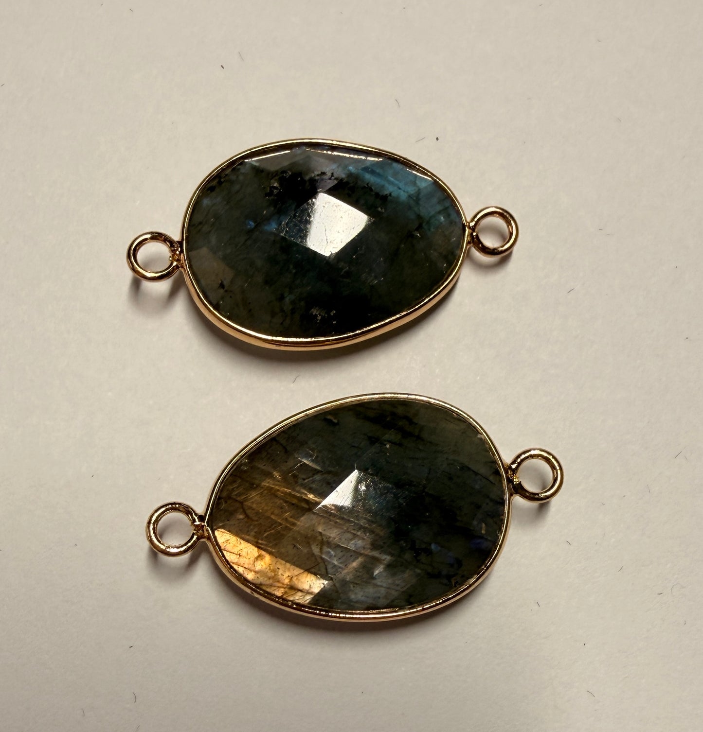 Small Stone Connector Charm