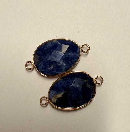 Small Stone Connector Charm