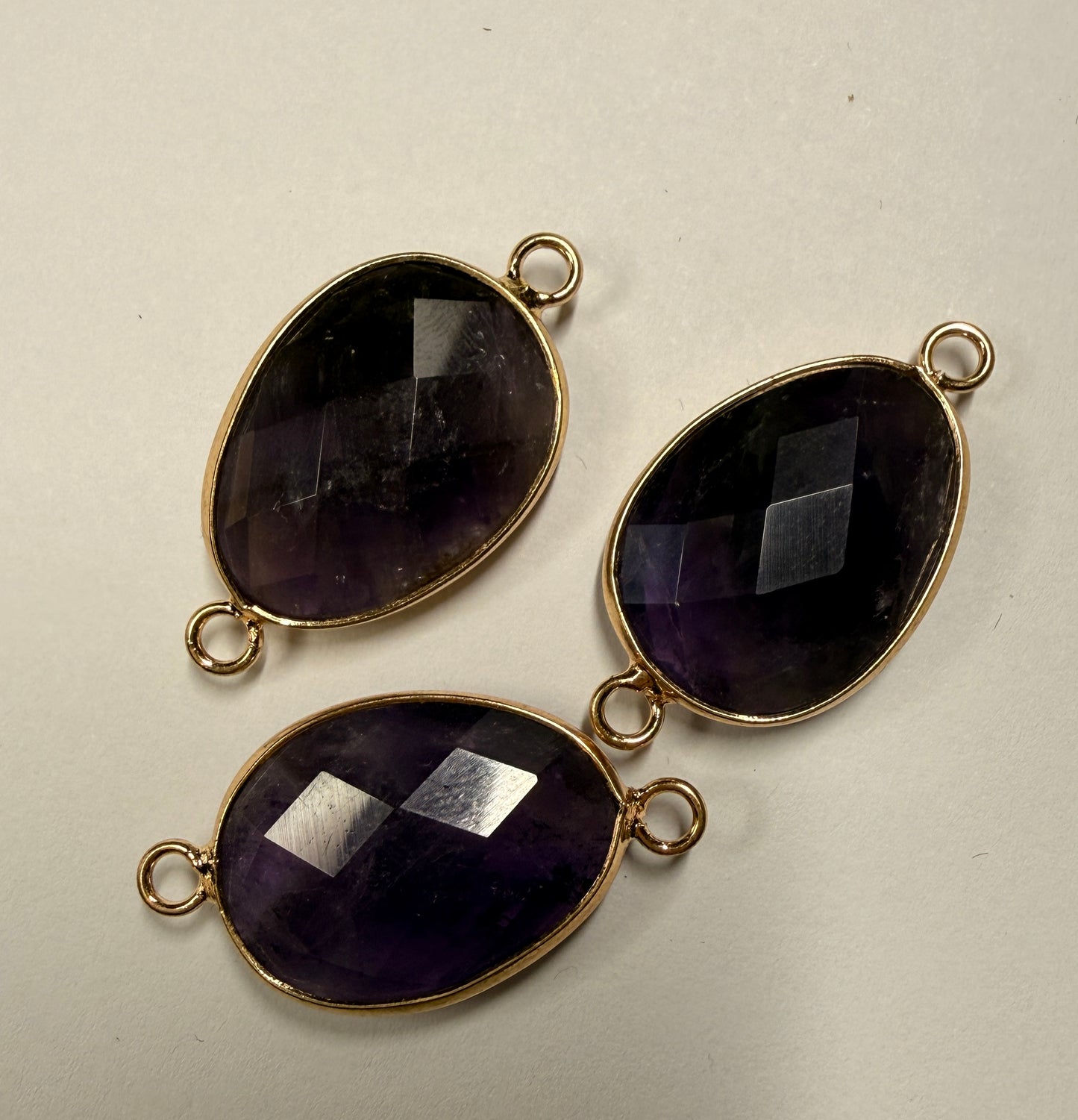 Small Stone Connector Charm