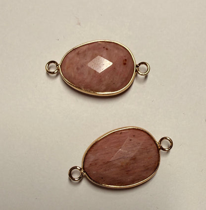 Small Stone Connector Charm