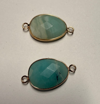 Small Stone Connector Charm