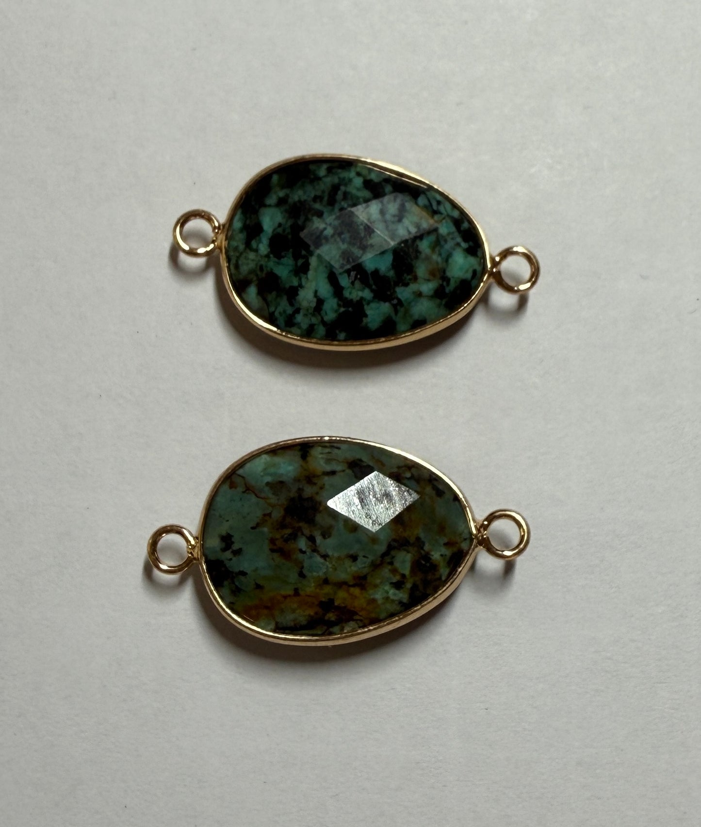 Small Stone Connector Charm