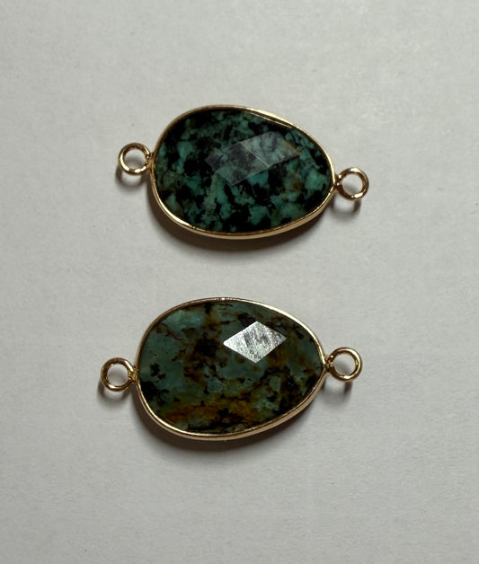 Small Stone Connector Charm