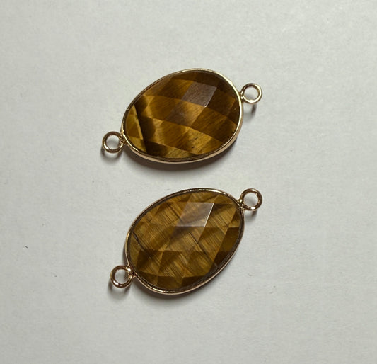 Small Stone Connector Charm