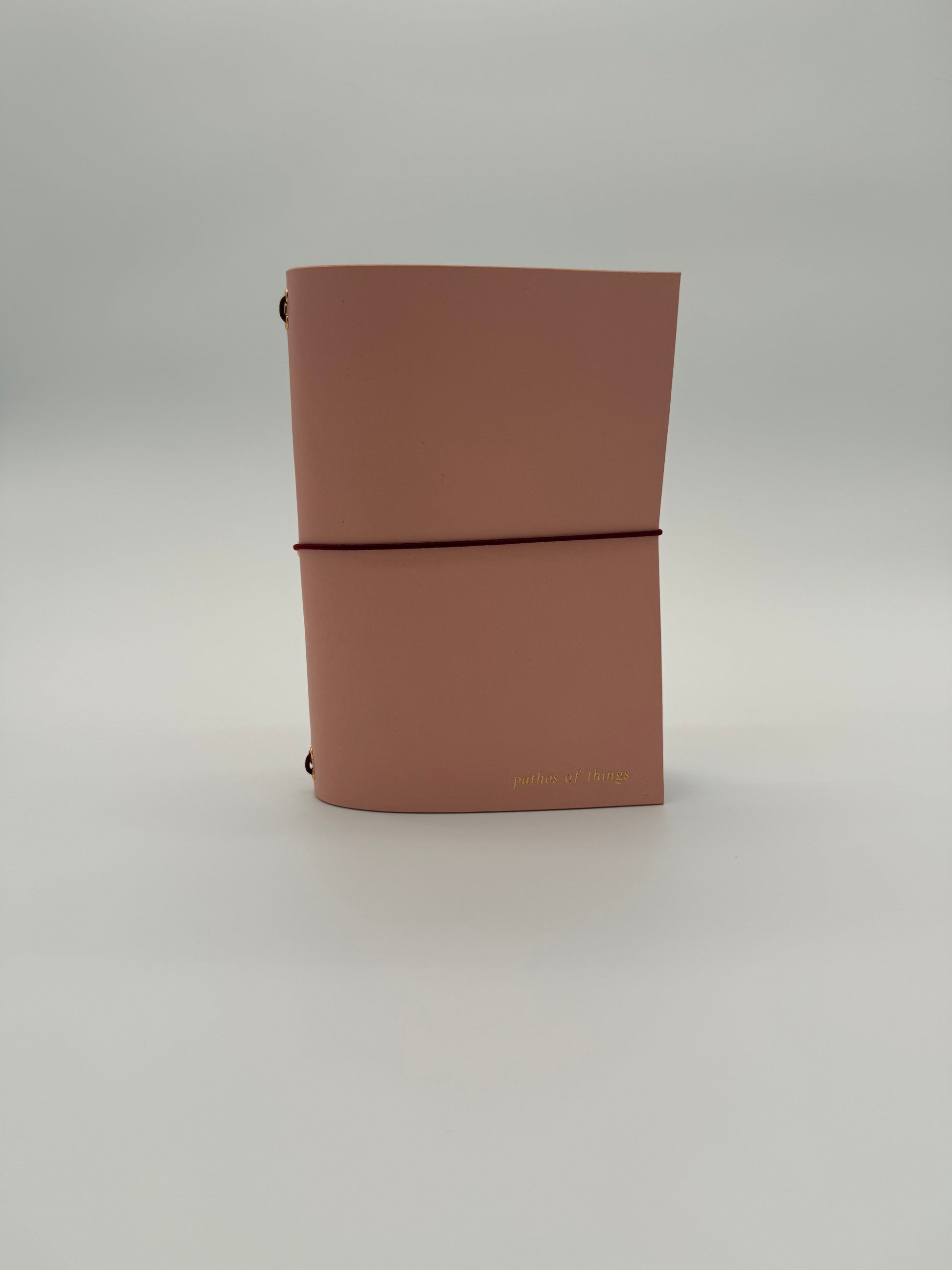 Rose bifold journal with cord.