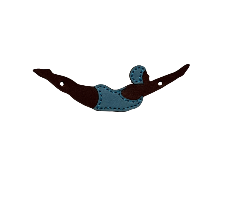 Bathing Lady Leather Charm - PRE-ORDER