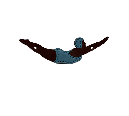 Bathing Lady Leather Charm - PRE-ORDER