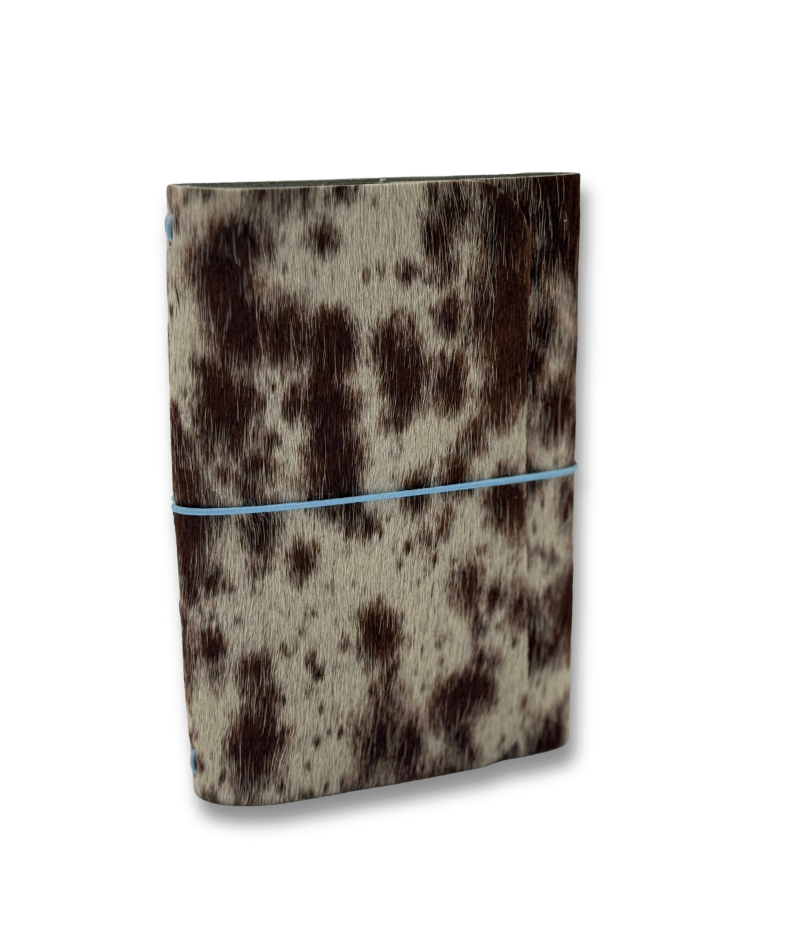 A6 Cowhide Trifold - Brown