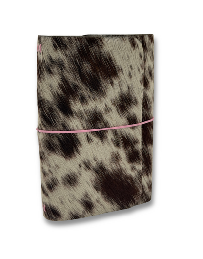 A6 Cowhide Trifold - Brown